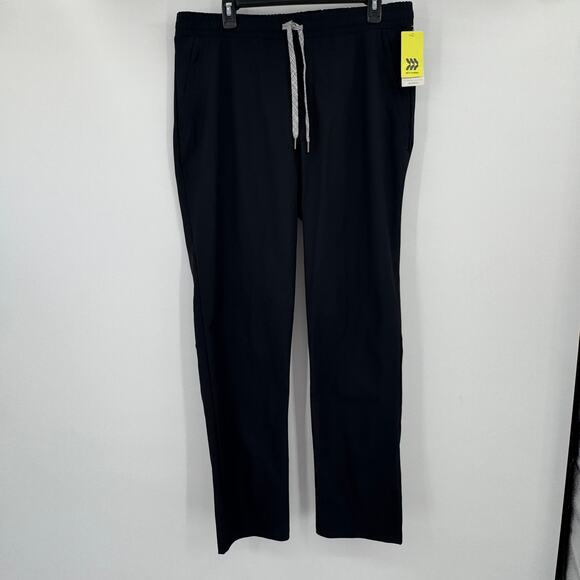 All In Motion Men's Black 360 Lifestyle Drawstring Pull On Pants Medium - Picture 2 of 12